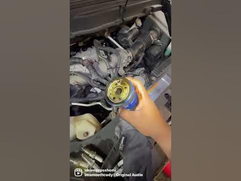 GMC Acadia oil changed by me - YouTube