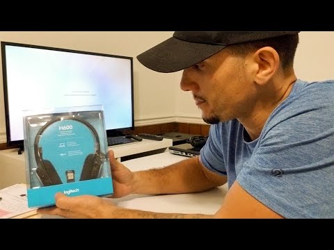 Unboxing the Logitech H600 Over-The-Head Wireless Headset