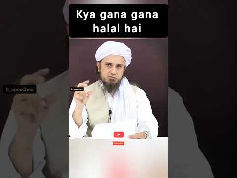 Kya Gana Gana Halal Hai By Mufti Tariq Masood It Speeches Yaseen Tv Mtm 