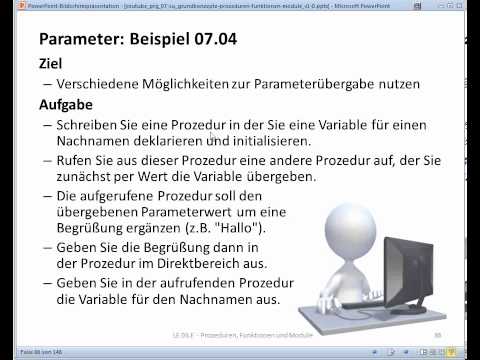 Video: Kann ich Tabellenvariable an gespeicherte Prozeduren übergeben?