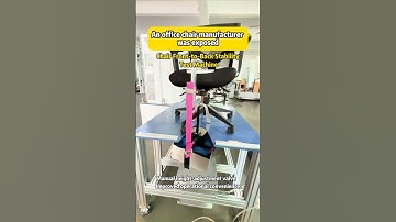 This ​​Stability Tester​​ measures the front/rear stability and safety performance of chairs, inclu