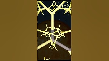 Fractal Tree 3D Art #Ambient Space Music. #threejs #javascript #generativeart #ambient #fractal