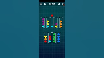 Colour Ball Sort Puzzle level 50