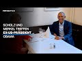 Scholz Und Merkel Treffen Ex US Präsident Obama