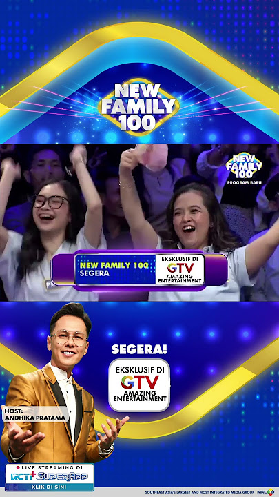 ANDHIKA PRATAMA SIAP MEMBUKTIKAN!  NEW FAMILY 100  SEGERA DI GTV! #NewFamily100GTV