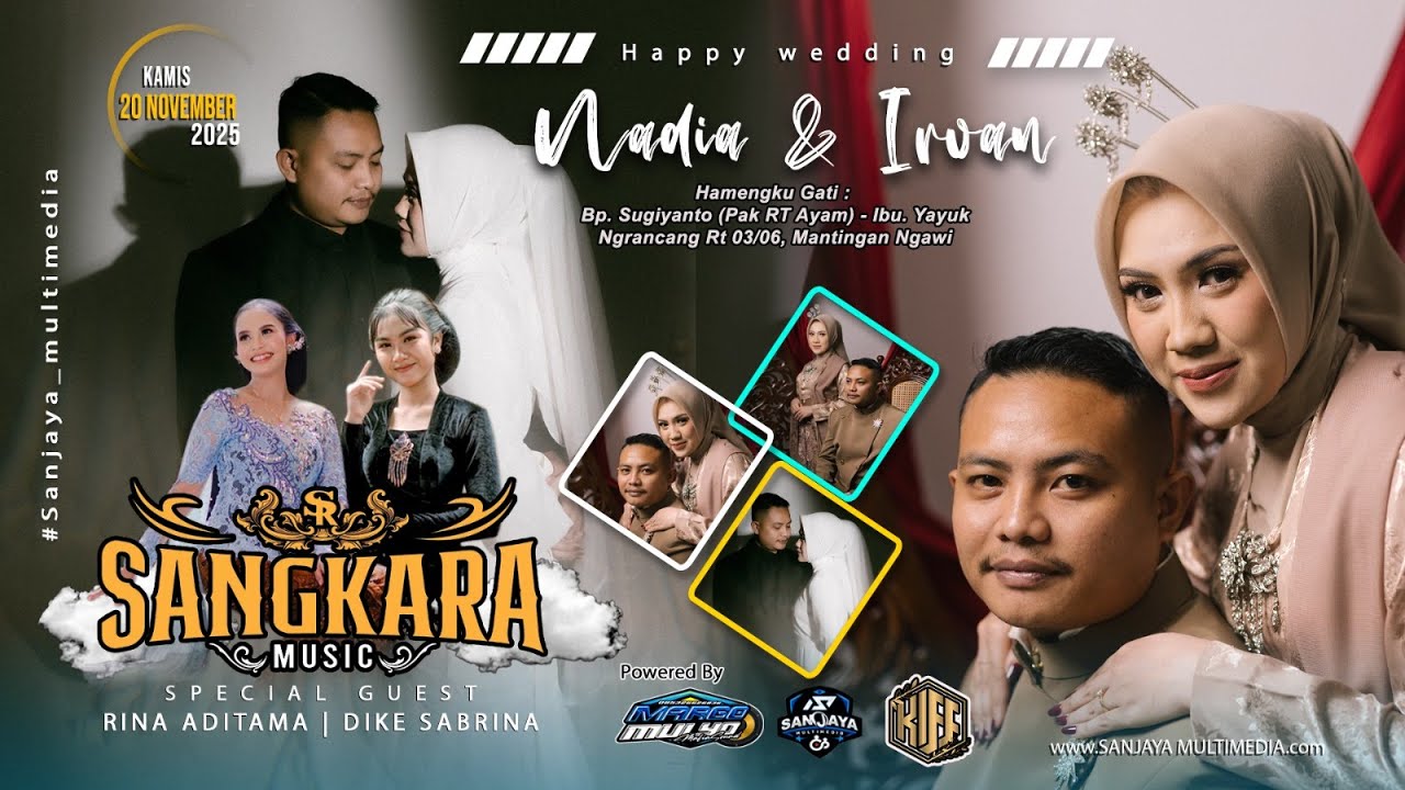 Live Cs. SANGKARA MUSIK || Happy  Wedding 
