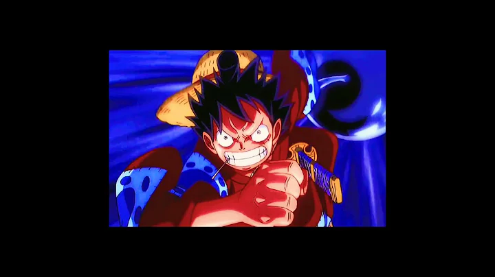 Luffy VS Kaido haki clash #onepiece