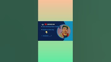 Today Zoo airdrop new answer ? How to  Riddle of the day #zoo #family #riddle #razayt #foryou