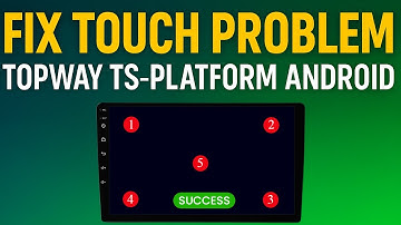Fix Touch Not Working on TS7 | Topway Android Car Stereo Touch Calibration Guide