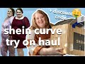 SHEIN CURVE PLUS SIZE TRY ON HAUL | jeans, knits and dress + cutest tie dye set! 2020