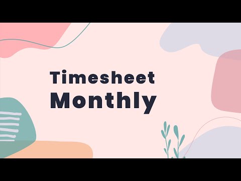 Timesheet (Monthly) | Apploye