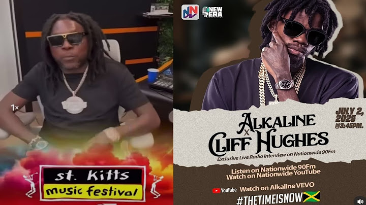 ALKALINE X CLIFF HUGHES EXCLUSIVE LIVE RADIO INTERVIEW | VYBZ KARTEL LIVE PERFORMANCE IN ST KITS