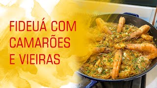 Pescados Hermes - Fideuá de Camarão, receita espanhola! Bem parecido com a  paella, a diferença entre os dois é basicamente a troca do arroz pelo  macarrão no preparo. Peça o seu camarão