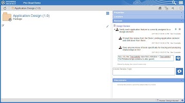 Review Discussions within WebEA
