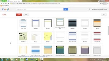 Hướng dẫn tạo và thiết kế website đơn giản với google sites