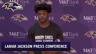 Lamar Jackson: Record-Setting Day Is 'Cool, I Guess' | Baltimore Ravens
