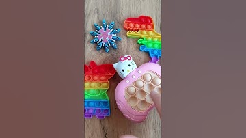🌈 CREATING ASMR POP IT RAINBOW ✨ #popit #toys #fidgettoys #fidget #sprunki #pink #fidgettoysplus