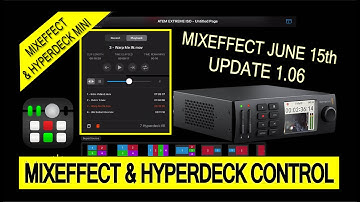 MixEffect Version 1.06 & HyperDeck Controls.