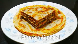 Sweet staffed Paratha || Ramzan special by Syreen's kitchen.