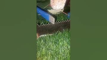 The blunt sawing method is immediately sharp