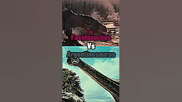 Argentinosaurus Vs Fasolasuchus 65 Argentinosaurus 65 Shorts 1v1 Subscribetomychannel 