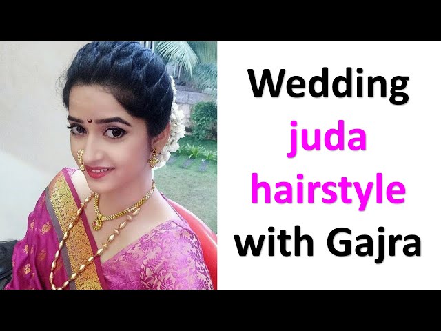 So Beautiful😍 juda hairstyle for wedding function | Instagram