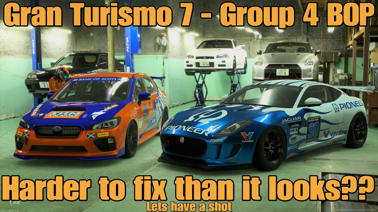 Gran Turismo 7Group 4 balance of performance - Harder to fix than it  looks?? 