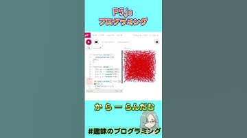 １分間 プログラミング P5JS 23/10/06 #Shorts