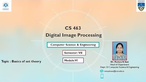 CS 463 DIP -Module 6 -Basics of set theory