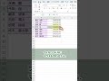 Excelの簡単すぎる裏技で表にセルを追加 #Shorts