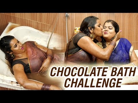 Shraavya Reddy's 16 kg Chocolate Bath Challenge ft.Sailaja Varma