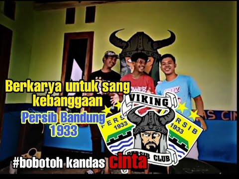 Proses pembuatan logo suporter Persib Bandung (viking)# Bobotoh kandas