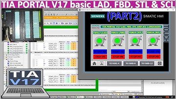 TIA Portal V17 basic programming  LAD, FBD, STL and SCL Languages Part2