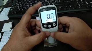 การสอบเทียบเครื่องวัดความหนาฟิล์ม สีและการเคลือบ SmartSensor รุ่น AR932