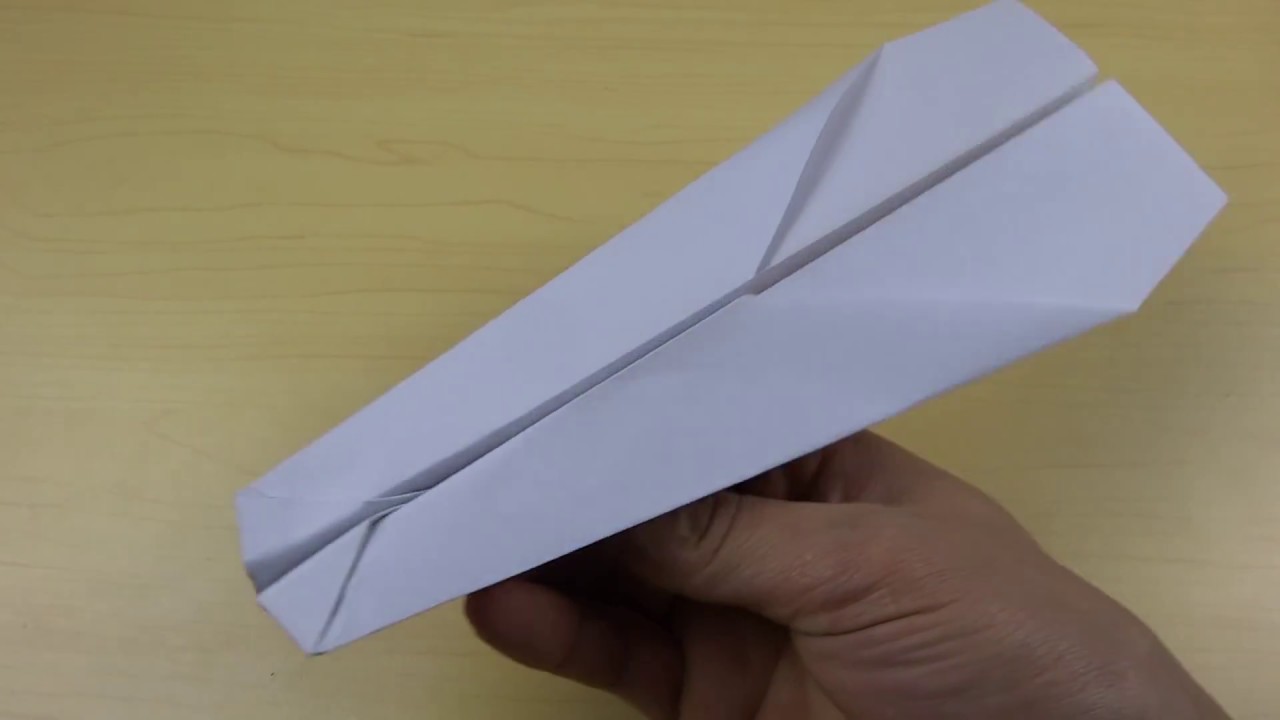 教大家折一个最简单的纸飞机一张a4纸就可以完成 Youtube