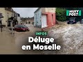 La moselle place en vigilance rouge doit faire face  des inondations