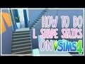 The Sims 4 - How to do L SHAPED Stairs The Sims 4 - How to do L SHAPED Stairs