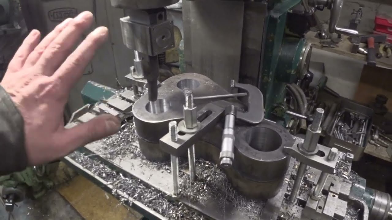 Растачиваю детали после плазмы!