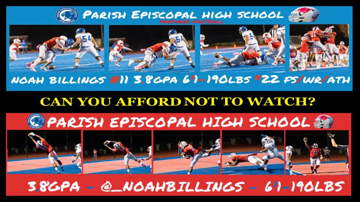 QUICK CLIP: Noah Billings #11 ATH (S-RB-WR-KR) 3.8...