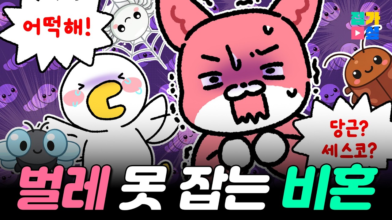 [추가토크] 벌레 못 잡는데 혼자 살 때 벌레가 나타나면 어떻게 하죠? 웃김+징그러움 주의