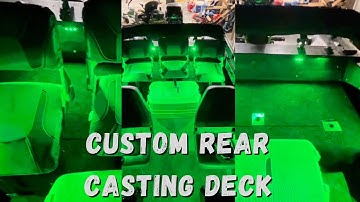 Rear Casting Deck Build and Install #ScorpiusFishing #StellarAbyss