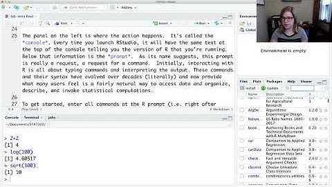 Introduction to R and RStudio (STAT 320, lab-EDA video 1 of 2)