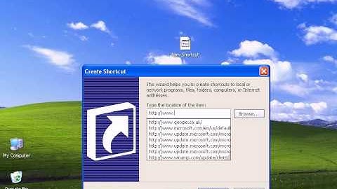 Introduction To Windows XP - How To Create Shortcuts In Windows