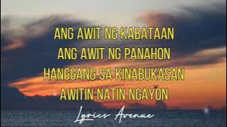 Rivermaya - Awit Ng Kabataan (Lyrics)