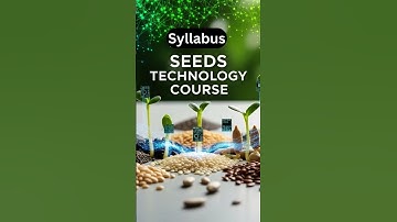 👉Seeds Technology Course Syllabus #seeds #seed #shorts #short #education #viral #seedtechnology