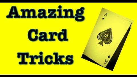 Amazing Card Trick Reveled 19 (Elevator Trick)