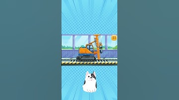 xe cẩu đóng cọc, Build a house p2 -6#shorts