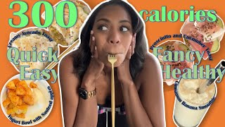 Detailed 300 Calorie High-Protein Meals for one! Fancy, quick, easy, and healthy. Information
