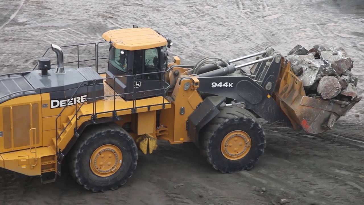 Productivity John Deere 944k Hybrid Wheel Loader Youtube