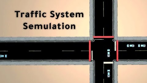 Traffic system simulation using unity with c#